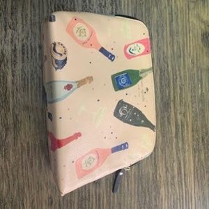 Kate Spade Champagne Margaret makeup bag